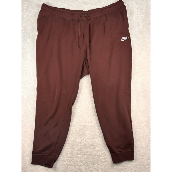 Nike Sportswear Club Fleece Joggers ~ Plus Size Women's Sz 3X Maroon CJ0412-273 - Picture 1 of 9